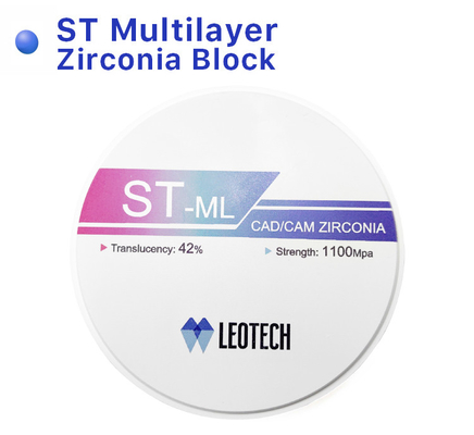 acheter Laboratoire dentaire de plusieurs couches de zirconium Cad Cam de zirconium Blocs dentaires de zirconium vierge fabrication en ligne