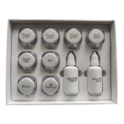 acheter Kit de pâte de glaçure complète et sûre pour les dents 8 nuances fabrication en ligne