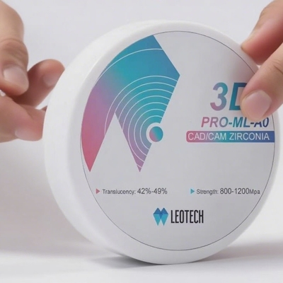 comprar Zirconia Dental Universal 1250-1350 HV10 1530℃ Sinterización Recomendada 0 Radiactividad Fabricación en línea