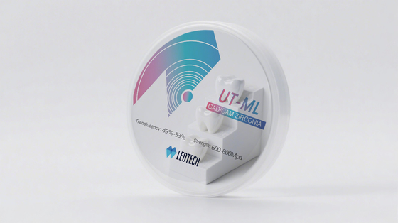 acheter Disque dentaire UT-ML 1500℃ - Frittage rapide - Translucidité 49-53% - Couronne/Bridge ≤3 unités - 0 Cytotoxicité fabrication en ligne