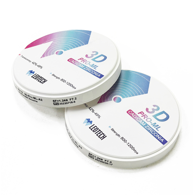 Buy High Fracture Toughness 5.0-6.5MPa·m¹/² Zirconia Block For All Crown / Bridge Cases online manufacture