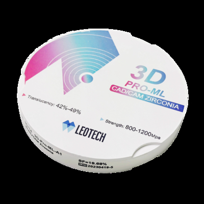 Buy High Fracture Toughness 5.0-6.5MPa·m¹/² Zirconia Block For All Crown/Bridge Cases online manufacture
