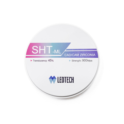 주문 SHT-ML 45% 투명 지르코니아 디스크, 98/95/92x75mm 풀 코터 크론 9 비타 색조 온라인 제조