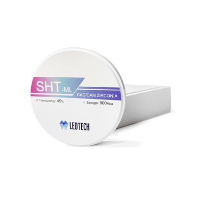 Beli A1-B4 Shade Zirconia Disc Ketebalan Opsi Struktur Multilayer Ultra Translucent pembuatan online