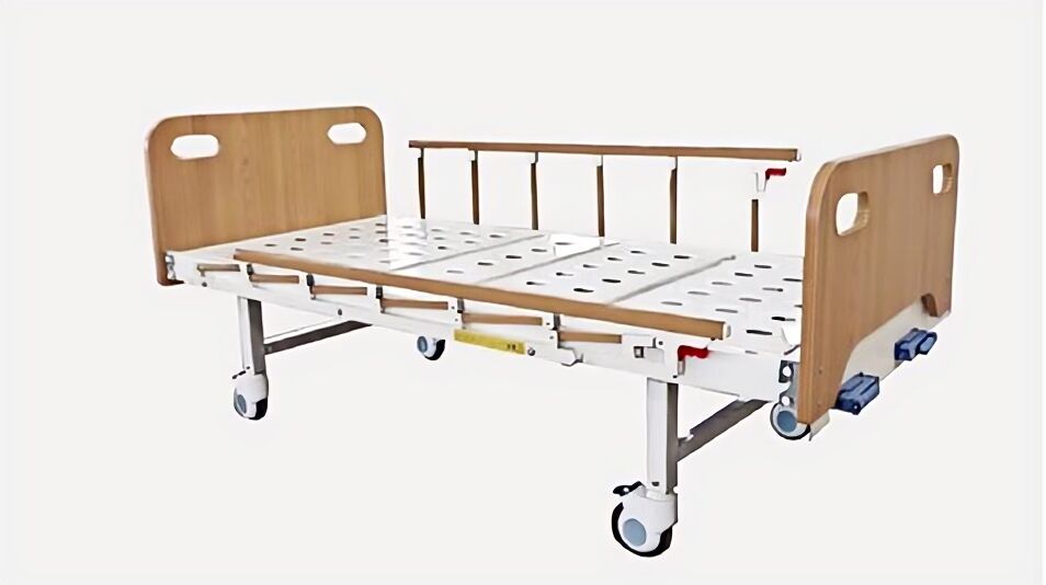 Double-Crank Composite Nursing Bed - High-Side
