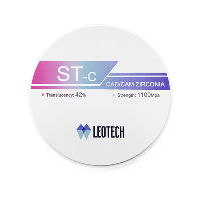 Disques de fraisage en zirconium supertranslucide précolorés STC Bloc de zirconium pour les prothèses dentaires