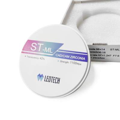CE Certified Dental Zirconia Block in A1-A4 Color Options for Your Dental Practice Requirements