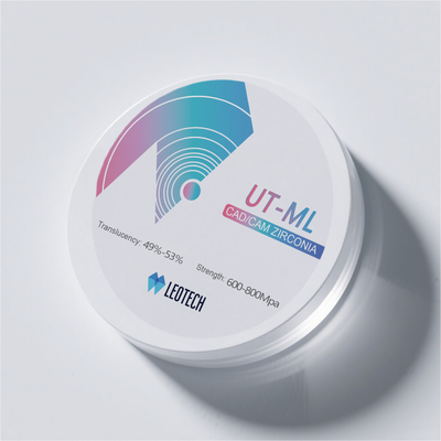 Yttria-Stabilized Zirconia Blank / 10.5×10⁻⁶/K Thermal Expansion / ≤3-Unit Bridges | HV10 1150-1250