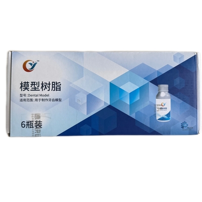 Orthodontic Crown Model Compatible Dental Resin for 3D Printing CE Certified Heat Resistant High Stability 405nm Wavelength