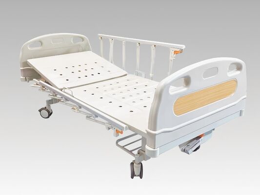 Single-Crank Manual Nursing Bed with 75° Backrest 250kg Capacity - B3-1 - 2